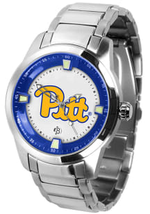 Pitt Panthers Titan Stainless Steel Mens Watch