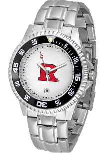 Competitor Steel Rutgers Scarlet Knights Mens Watch - Silver