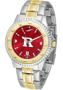 Competitor Elite Anochrome Rutgers Scarlet Knights Mens Watch - Silver