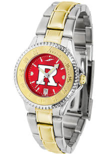 Competitor Elite Anochrome Rutgers Scarlet Knights Womens Watch - Silver