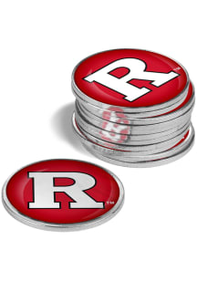 Red Rutgers Scarlet Knights 12 Pack Golf Ball Marker