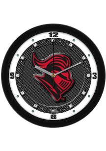 Black Rutgers Scarlet Knights 11.5 Carbon Fiber Wall Clock