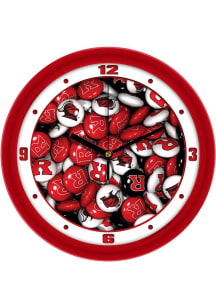 Red Rutgers Scarlet Knights 11.5 Candy Wall Clock