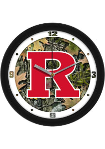 Red Rutgers Scarlet Knights 11.5 Camo Wall Clock