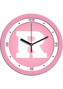 Pink Rutgers Scarlet Knights 11.5 Pink Wall Clock