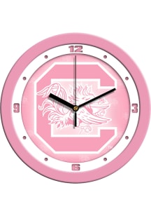 South Carolina Gamecocks 11.5 Pink Wall Clock