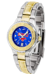 SMU Mustangs Competitor Elite Anochrome Womens Watch