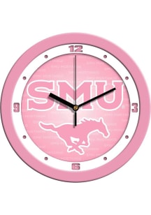 SMU Mustangs 11.5 Pink Wall Clock