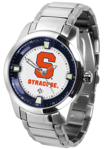 Syracuse Orange Titan Stainless Steel Mens Watch