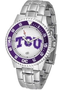 TCU Horned Frogs Competitor Steel Mens Watch