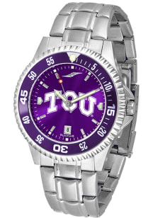 TCU Horned Frogs Competitor Steel AC Mens Watch