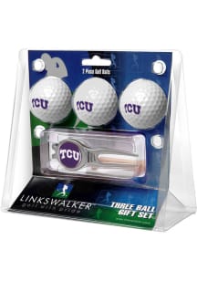 TCU Horned Frogs Ball and Kool Divot Tool Golf Gift Set