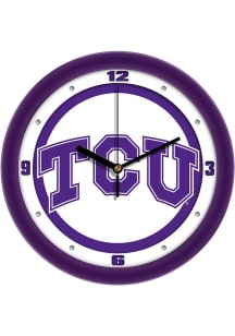 TCU Horned Frogs 11.5 Traditional Wall Clock