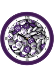 TCU Horned Frogs 11.5 Candy Wall Clock