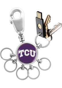 TCU Horned Frogs 6 Ring Valet Keychain