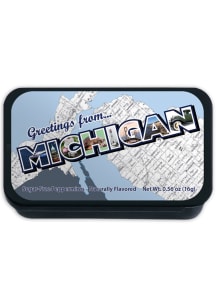 Michigan Black Slyder Tin With Peppermints Candy