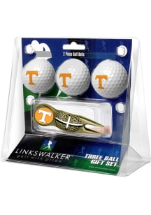 Tennessee Volunteers Ball and Gold Crosshairs Divot Tool Golf Gift Set
