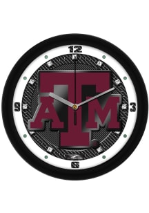 Texas A&amp;M Aggies 11.5 Carbon Fiber Wall Clock
