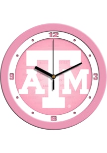 Texas A&amp;M Aggies 11.5 Pink Wall Clock