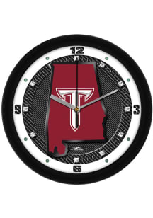 Troy Trojans 11.5 Carbon Fiber Wall Clock