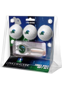 Tulane Green Wave Ball and Kool Divot Tool Golf Gift Set