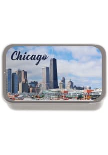 Chicago Silver Slyder Tin With Peppermints Candy