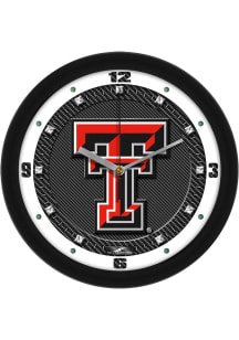Texas Tech Red Raiders 11.5 Carbon Fiber Wall Clock