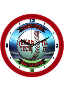 Texas Tech Red Raiders 11.5 Home Run Wall Clock