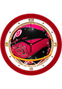 Utah Utes 11.5 Slam Dunk Wall Clock