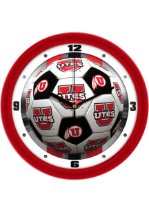Utah Utes 11.5 Soccer Ball Wall Clock