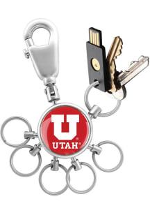 Utah Utes 6 Ring Valet Keychain