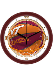 Virginia Tech Hokies 11.5 Slam Dunk Wall Clock