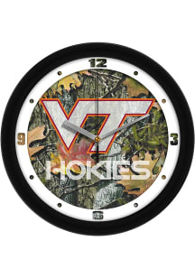 Virginia Tech Hokies 11.5 Camo Wall Clock
