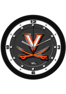 Virginia Cavaliers 11.5 Carbon Fiber Wall Clock
