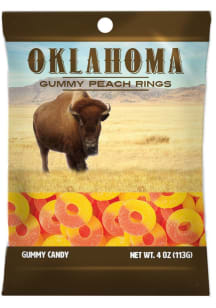 Oklahoma 4oz Peach Ring Gummies Candy