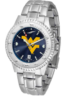 West Virginia Mountaineers Competitor Steel Anochrome Mens Watch