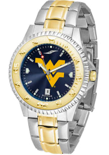 West Virginia Mountaineers Competitor Elite Anochrome Mens Watch