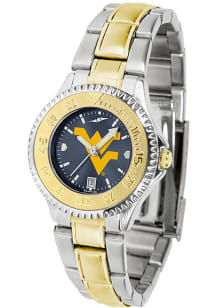 West Virginia Mountaineers Competitor Elite Anochrome Womens Watch