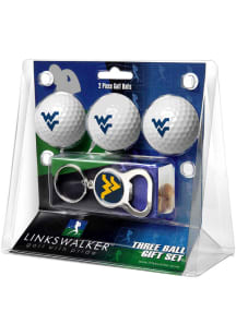 West Virginia Mountaineers Ball and Keychain Golf Gift Set