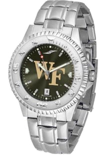 Wake Forest Demon Deacons Competitor Steel Anochrome Mens Watch