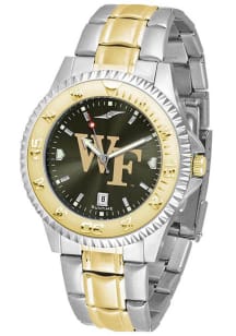 Wake Forest Demon Deacons Competitor Elite Anochrome Mens Watch