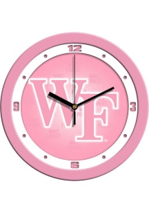 Wake Forest Demon Deacons 11.5 Pink Wall Clock