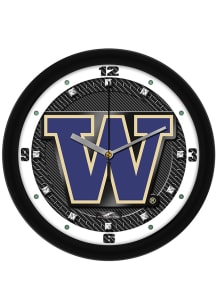 Washington Huskies 11.5 Carbon Fiber Wall Clock
