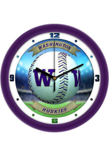 Washington Huskies 11.5 Home Run Wall Clock