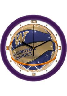 Washington Huskies 11.5 Slam Dunk Wall Clock