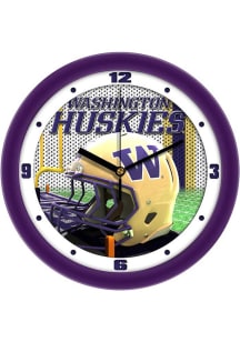 Washington Huskies 11.5 Football Helmet Wall Clock