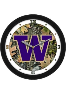 Washington Huskies 11.5 Camo Wall Clock