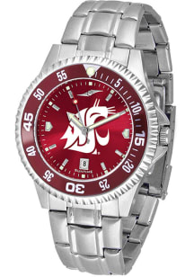 Washington State Cougars Competitor Steel AC Mens Watch