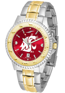 Washington State Cougars Competitor Elite Anochrome Mens Watch