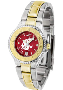 Washington State Cougars Competitor Elite Anochrome Womens Watch
